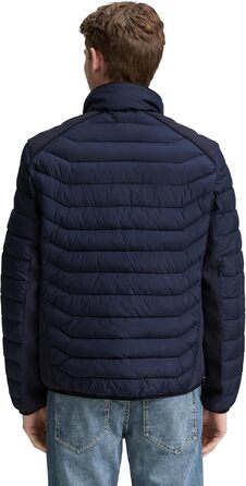 Чоловіча легка гібридна стібана куртка TOM TAILOR 1048127, колір Sky Captain Blue, розмір 3XL