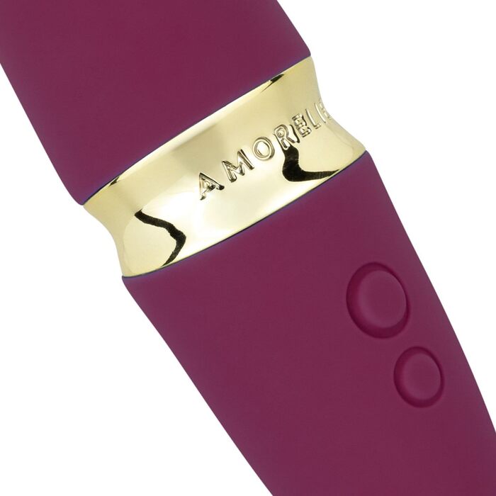 Вібратор G-Spot AMORELIE Quickie – 15 см, водонепроникний, акумуляторний (фіолетовий)