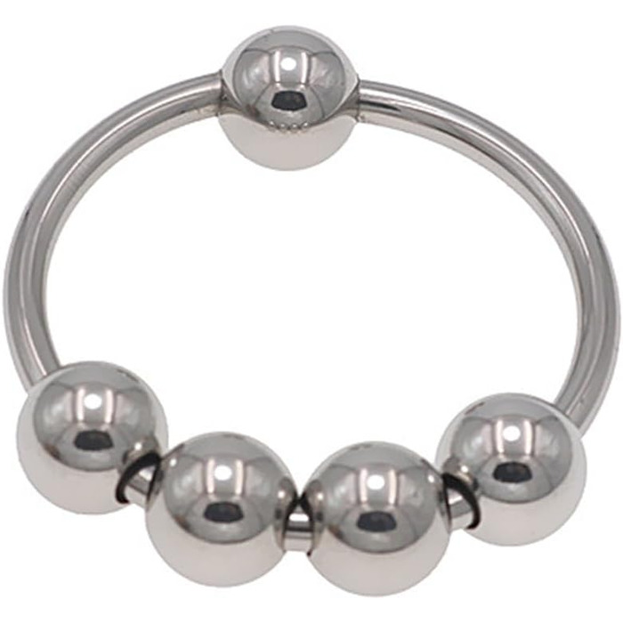 Набір з 6 сталевих кільців для пеніса з кульками, сталевий, для дорослих, секс-іграшка