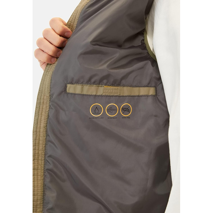 Чоловічий стібаний жилет camel active Puffer — водовідштовхувальний та вітрозахисний, зелений