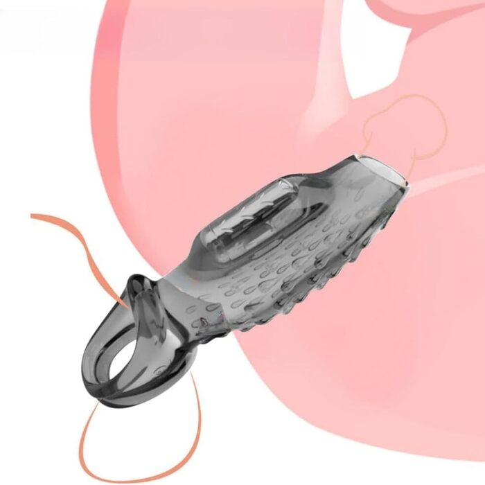 Виброкільце для пеніса, гільза для збільшення об'єму, секс-іграшка для чоловіків, багаторазові презервативи-екстендери, збільшувач об'єму для дорослих