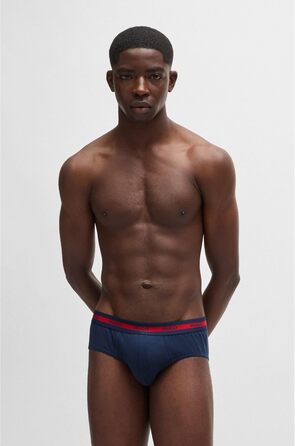 Труси чоловічі HUGO (XXL, 3 шт.) з логотипом Triplet Planet, бавовна, стрейч