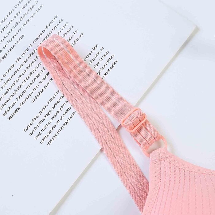 3 шт. Комплект жіночих бюстгальтерів без кісточок Push Up від CSWH: бежевий, рожевий, чорний. Ідеально для йоги, фітнесу та повсякденного носіння. Розмір 90B