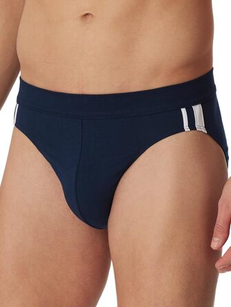 Труси чоловічі Schiesser 3 шт. Sip Softbund та смужки Bio Baumwoe, 95/5 Organic (3XL, Темно-синій)