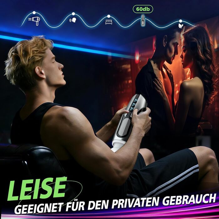 Електричний мастурбатор для чоловіків з 7 режимами вібрації та телескопічною функцією - секс-іграшка, вібратор для пеніса