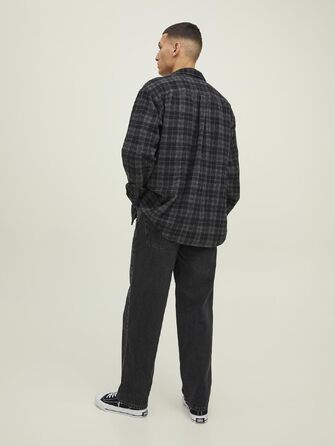 Чоловічі джинси Jack & Jones JJIEDDIE JJORIGINAL SBD 911 NOOS, вільний крій (Loose Fit), чорний денім, розмір 31W/32L