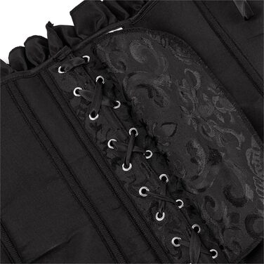 Корсет для жінок Sxybox: чорний корсет-топ з шнурівкою, готичний стиль, для повних грудей