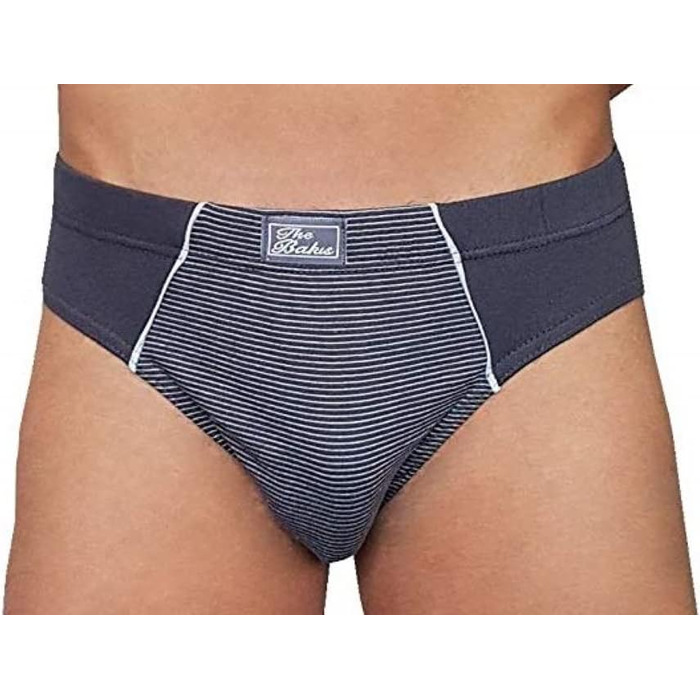 Чоловічі труси-сліпи з бавовни BestSale247 (6 шт.) - 100% бавовна, розмір L, артикул 530