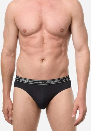 Чоловічі труси 6 шт. 3D Flex Classic Slip з бавовни, чорні, XXL