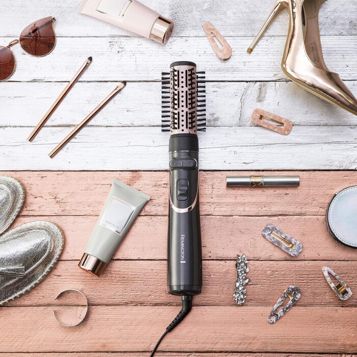 Фен-щітка для волосся Remington Curl-Straight D5707 з іонізацією, 2200 Вт, набір для завивки та випрямлення (дифузор, концентrator, кругла щітка 45мм)