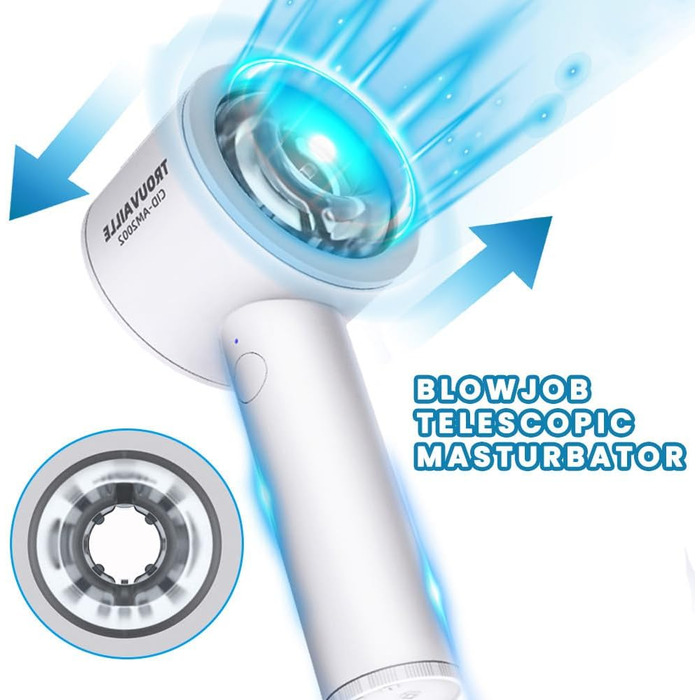 Електричний мастурбатор для чоловіків Jinqian: автоматичний, з 6 режимами, для ручної гри, blowjob stroker, тренажер пеніса, еротична іграшка для чоловіків