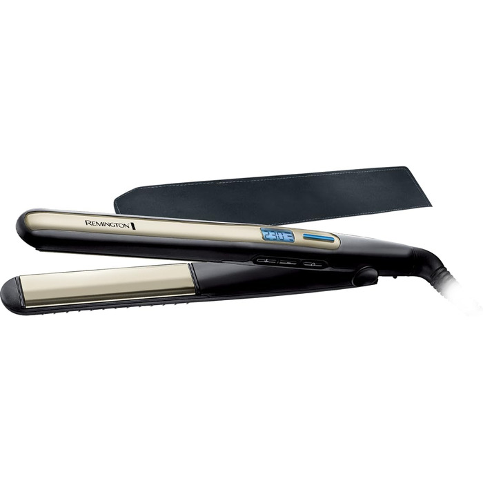 Випрямляч для волосся Remington Sleek & Curl S6500 з керамічним покриттям Ultra-Turmalin, LCD-дисплеєм, 150-230°C для випрямлення та створення локонів