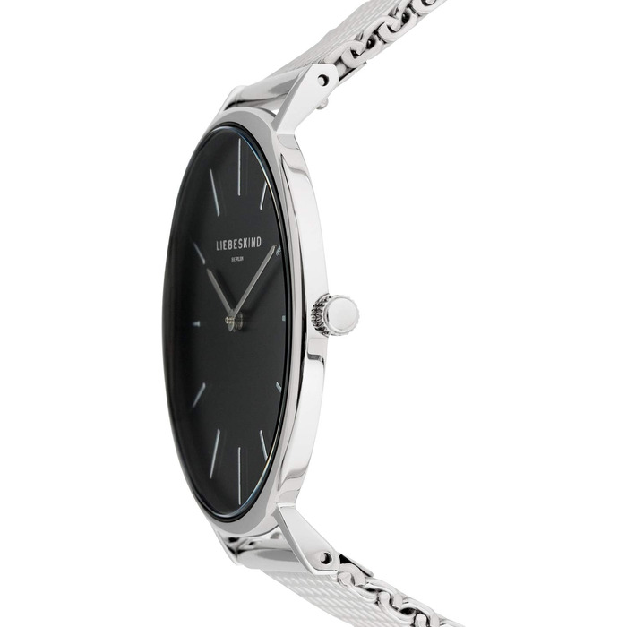 Жіночий наручний годинник Liebeskind Berlin LT-0156-MQ IP Black (Сріблястий / Чорний)