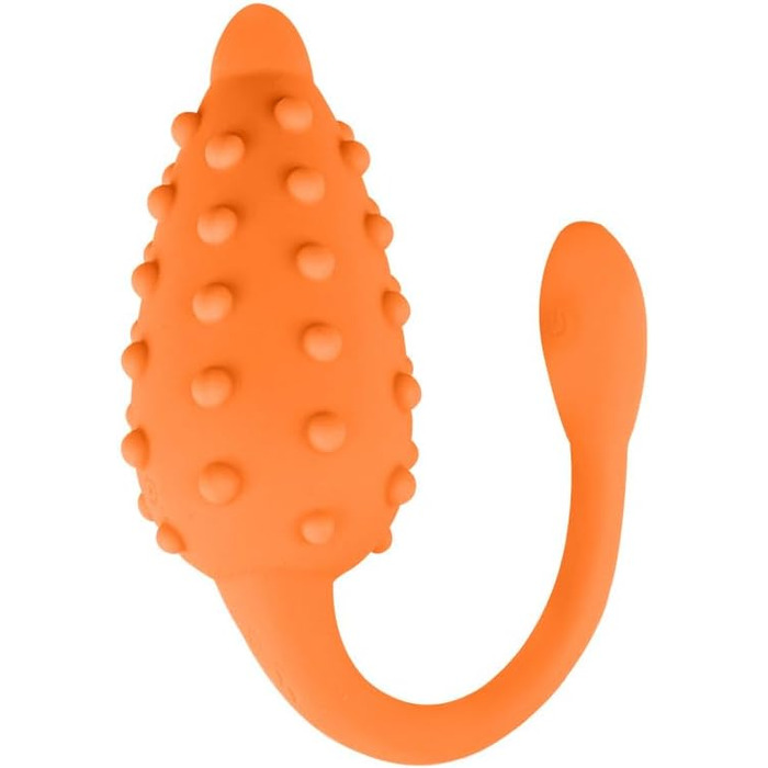 Вібратор силіконовий NAIXBTY з пультом керування - віброяйце для стимуляції (оранжевий)
