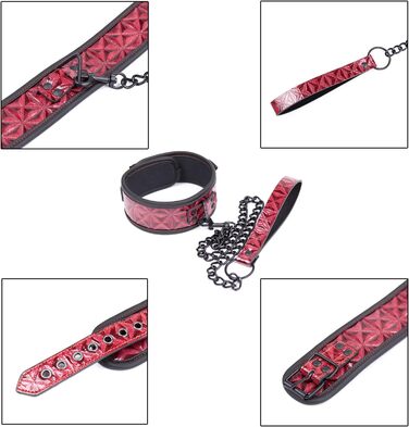 Шкіряне намисто SM з повідком, ланцюги бонджаж, еротика, іграшки для сексу, фетіш, намисто для бонджажу, іграшки для сексу для пар, початківців та професіоналів