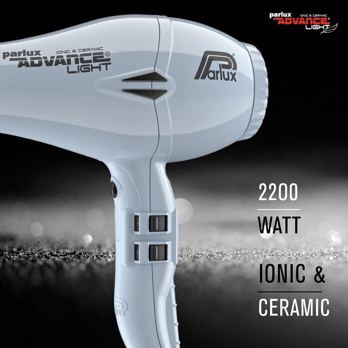 Професійний іонний фен для волосся Parlux Advance Light Ionic & Ceramic, колір Ice (без насадки Softstyler)