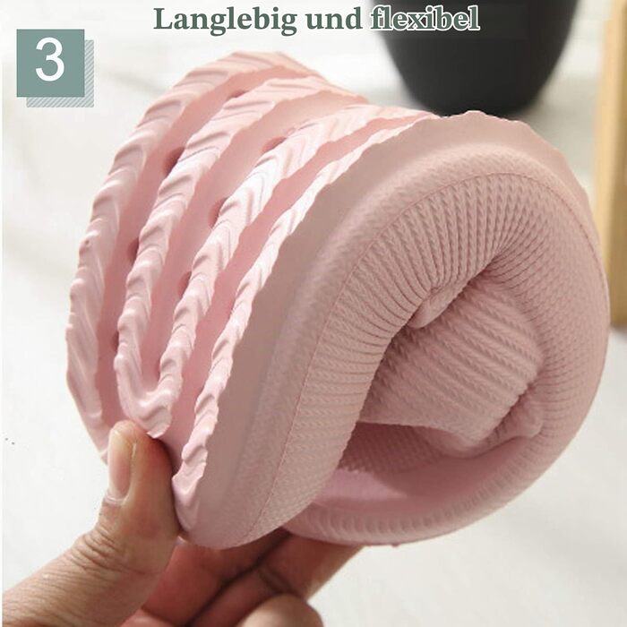 Ортопедичні капці Orthoslipper Original Wolkenschuhe з товстою м'якою підошвою, рожеві (розмір 42/43 EU)