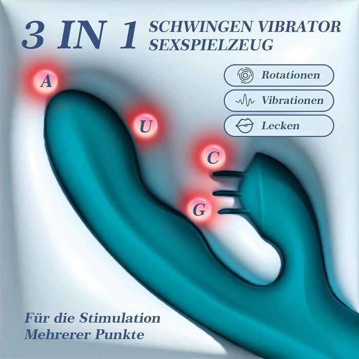Вібратор дилда для пар, набір вібраторів для жінок G-точка, кліторальний стимулятор з 9 режимів вібрації, 23 см, сексуальні іграшки