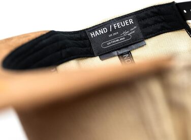 Кепка-снэпбек Hand und Feuer унісекс Casual Business, світло-коричнева, розмір L