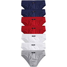 7 трусиків чоловічі H.I.S. у коробці, бавовна, тижневий запас (5 шт., кольоровий набір)