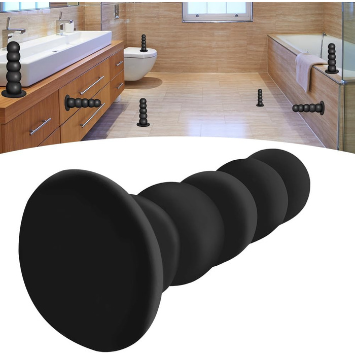 Анал-пробка Roluck з 5 кулями та присоском - іграшка для дорослих (L)