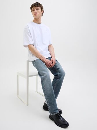 Чоловічі джинси Jack & Jones Jjichris Original SBD 032 Relaxed Fit, синій денім, 30W / 32L