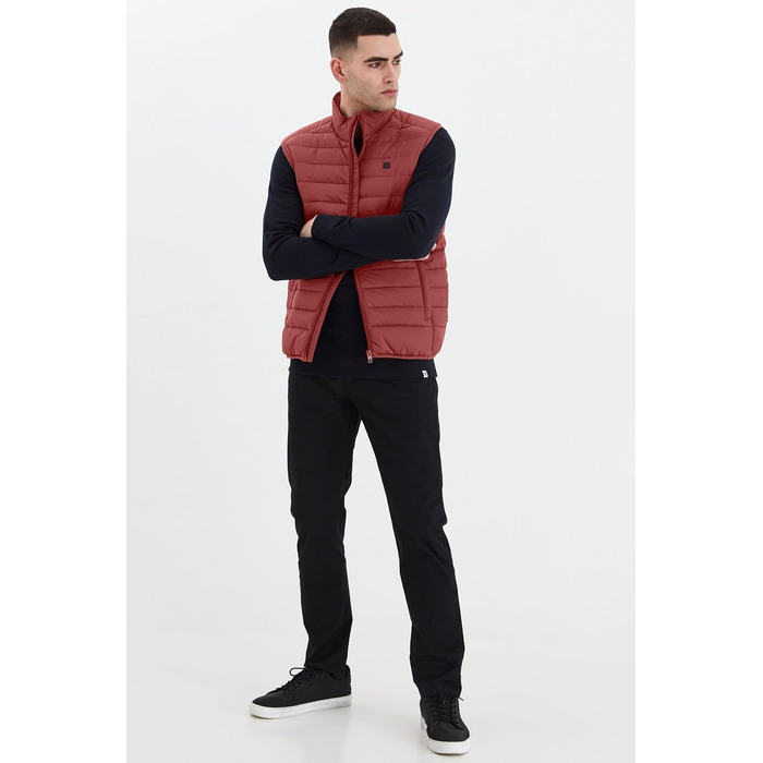 Чоловічий стібаний жилет Solid SDSörenson Outdoor цегляного кольору (Brick Red), модель 191543