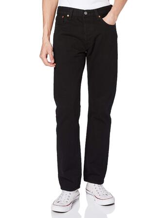Чоловічі джинси Levi's класичні, чорні (розмір 36W / 34L)