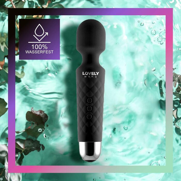 Вібратор для жінок Lovely Wand - бездротовий, водонепроникний, 20 режимів вібрації, акумуляторний