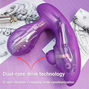 Вібратор-метелик для жінок: кліторальний та G-точковий, 9 режимів, з пультом дистанційного керування, перезаряджається