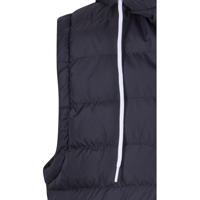 Чоловічий жилет з капюшоном Urban Classics Small Bubble чорного кольору, Streetwear Basics, розмір L