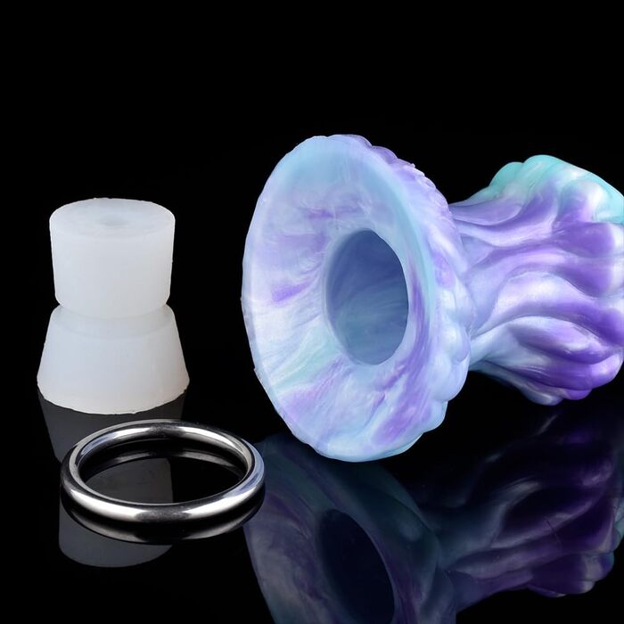 Анальний вібратор-яйце Lmgoc з пневматичним приводом, набір 5 шт. з силікону, для стимуляції G-точки та простати