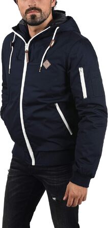 Чоловіча демісезонна куртка-вітровка Solid SDTilly, темно-синя (Insignia Blue), розмір L