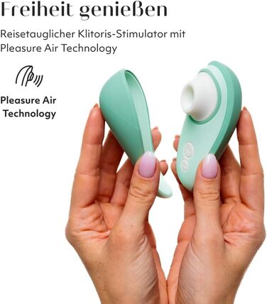 Womanizer Liberty 2 – Стимулятор клітора з 8 рівнями інтенсивності, водонепроникний, перезаряджуваний, для жінок та пар, колір шавлії