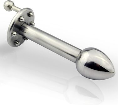 Анальний масажер ScreaAss з нержавіючої сталі, подвійний наконечник, для масажу простати та стимуляції G-точки