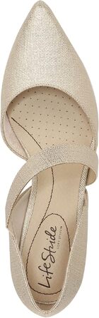 Жіночі туфлі-човники LifeStride Suki Pumps, сріблястий платиновий колір, розмір 42 EU