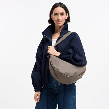 Водонепроникна сумка-кросбоді GOT BAG Moon Bag у формі півмісяця, великий розмір (Seal Monochrome, Large)