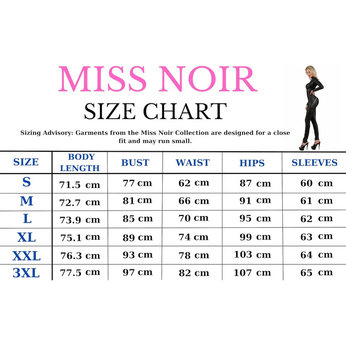 Комбінезон MISS NOIR з ефектом лакованого шкіряного покриття (Wetlook) S-3XL, чорний (20750-BK)