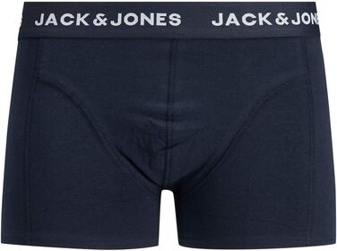 JACK & JONES труси боксерські чоловічі 7 шт. в наборі (синій, сірий, червоний, темно-синій, чорний)