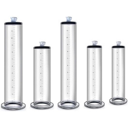 Насадка для помпи для статевих органів NAIXBTY: прозора трубка зі шкалою для збільшення статевого члена, покращення ерекції та лікування імпотенції. Підходить для чоловіків. Розмір: 22,9 × 7,6 см