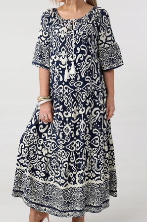 Сукня FEMIMODA в стилі бохо maxi для роботи, розмір 44/46
