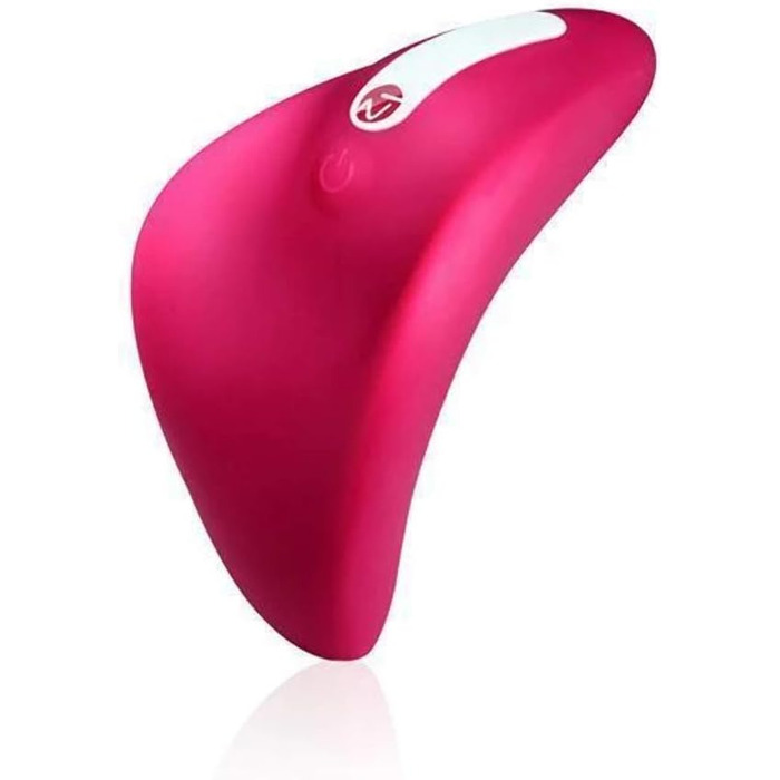 Вібратор Nomi Tang Better Than Chocolate 2 - водостійкий, безшумний, з силікону, з сенсорним слайдером, акумуляторний, червоно-фіолетовий