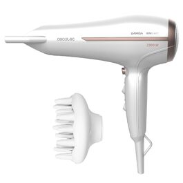 Фен для волосся Cecotec IoniCare 5200 Aura, 2300 Вт, з іонною технологією, дифузором та концентратором, білий