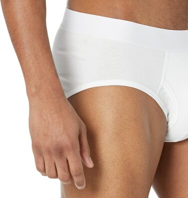 Чоловічі труси Amazon Essentials з бавовняного джерсі, кольорові, 7 шт. у наборі, розмір 3XL, білий
