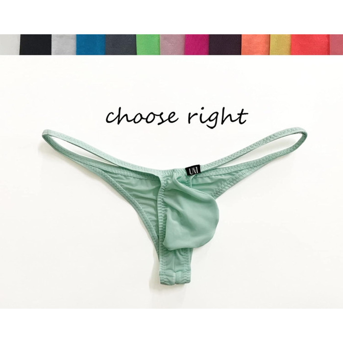 Танга чоловічі Faringoto Comfort з тонкого шовку, низька талія (6 шт.) розмір L (3030)