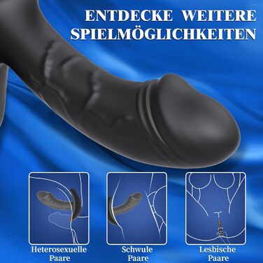 Анальний плагін (набір 3 шт) для жінок та чоловіків, силіконовий, T-подібна база - Dildo, секс-іграшка для початківців та досвідчених