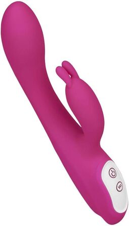 Кролик EIS з підігрівом | Інтимна іграшка для жінок | Вібратор-кролик з безпечного силікону | Перезаряджається та водонепроникний (IPX7) | Потужна стимуляція | Фіолетовий | 22 см