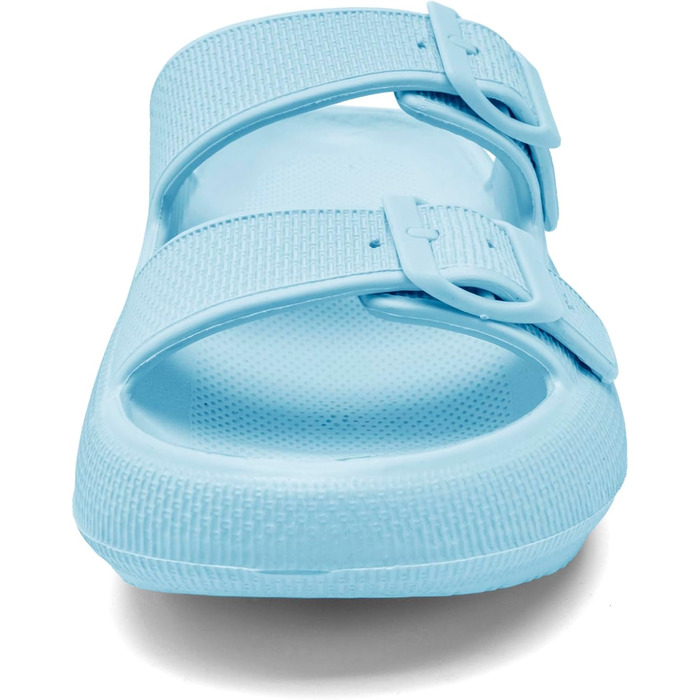 Слип-он сандалії Cozyslides Original для жінок та чоловіків, прогулькові взуття-хмаринки з регульованими ременями, протиковзкі та швидкосохнучі, блакитні (розмір 40/41 EU)