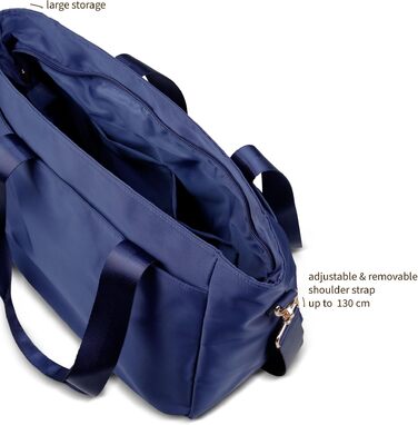 Жіноча сумка-шопер Bugatti Mare 2.0, велика легка сумка Tote Bag з відділеннями, синя