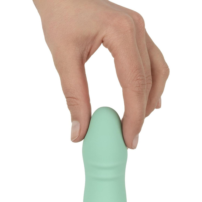 Вібратор AMORELIE Quickie для G-точки, 15 см, зелений | Водостійкий, з акумулятором